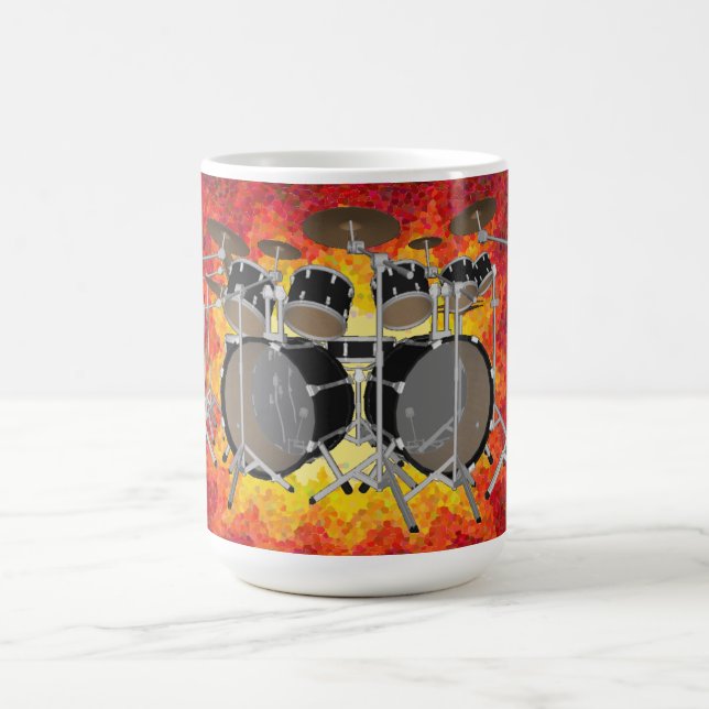 10 biet trummar satsen & diagram: Kaffemugg (Center)