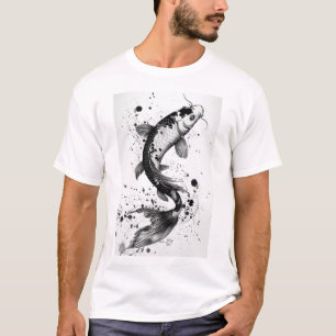 10 Black Stroke Flat Illustr T Shirt