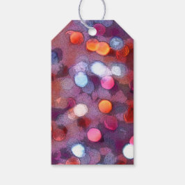 10 Bokeh presentkort Plum Violett Oklart ljus Presentetikett