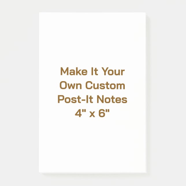 10 cm x 15 cm post-it block (Framsida)