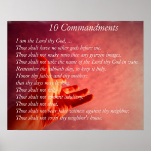 10 Comandments Poster 