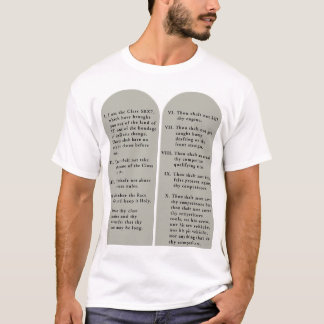 10 Commandments, stil SRX7 Tee Shirt