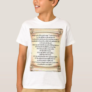 10 commandments t shirt