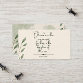 10 dagar med versionskort för skript | Matthew 5:3