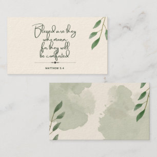 10 dagar med versionskort för skript   Matthew 5:4