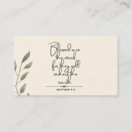 10 dagar med versionskort för skript | Matthew 5:5