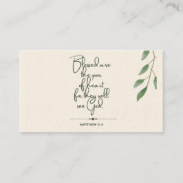 10 dagar med versionskort för skript | Matthew 5:8