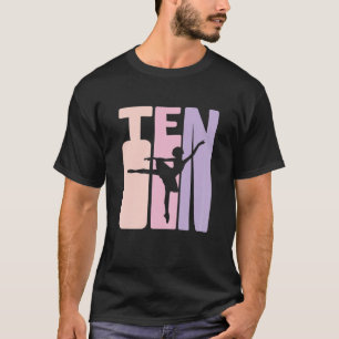 10-dagarsgåva från Ballet Dancer 10 år gammal B T Shirt