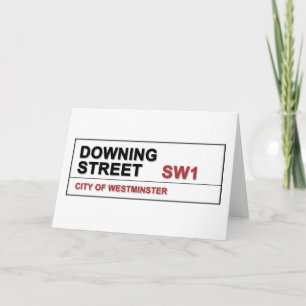 10 Downing Street London England Helgkort