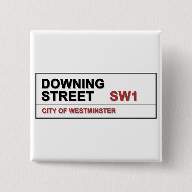10 Downing Street London England Knapp (Framsida)