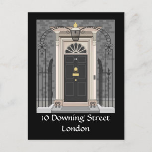 10 Downing Street, London (teckning) Vykort