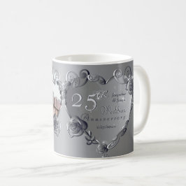 10:e,11:e,20:e,25:e,70:e fotobröllopsdagen kaffemugg