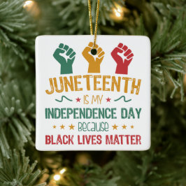 10:e århundradet är min Independence day-amerikan Julgransprydnad Keramik