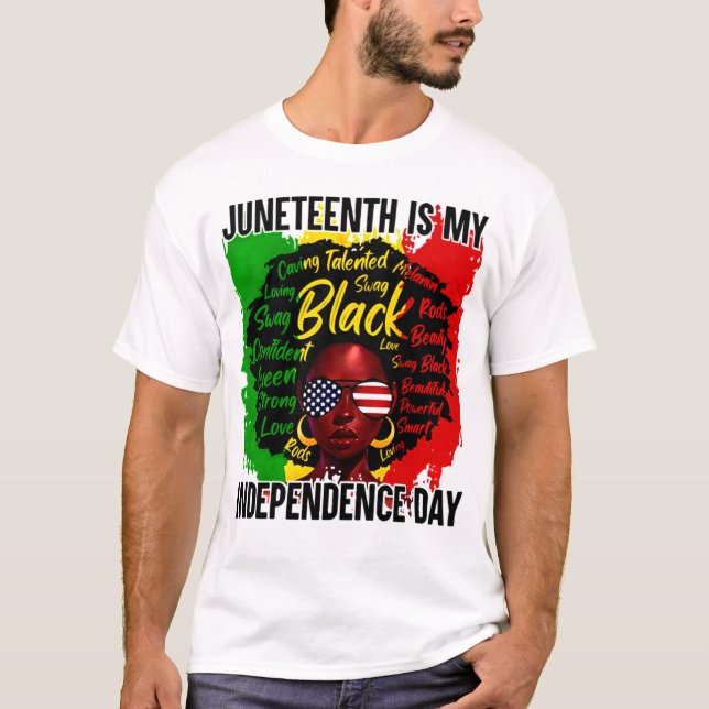 10:e århundradet är min Independence day-amerikan T Shirt (Framsida)