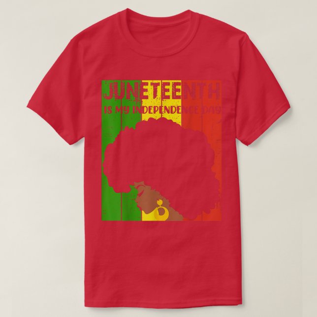 10:e århundradet är min slaverfrihet i Independenc T Shirt (Design framsida)