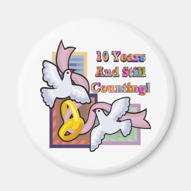 10:e årsdagen av Bröllop Magnet (Framsidan)