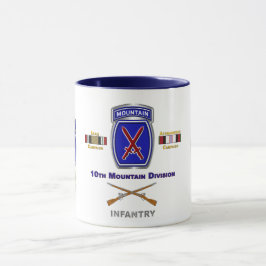 10:e bergsd divisionen Irak & Afghanistan Veteran Mugg
