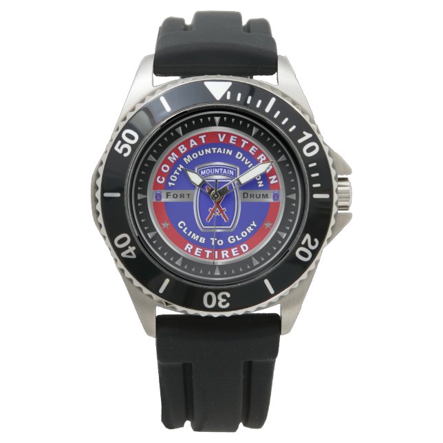 10:e bergsdivisionen  armbandsur (Framsida)