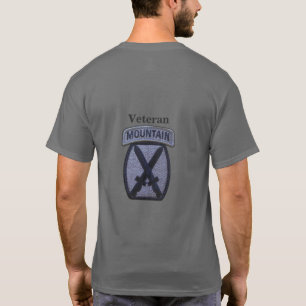 10:e bergsdivisionen Fort Drum veteranveterinär Tee Shirt