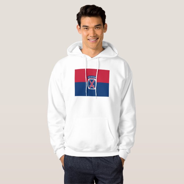 10:e bergsdivisionen hoodie (Hel framsida)