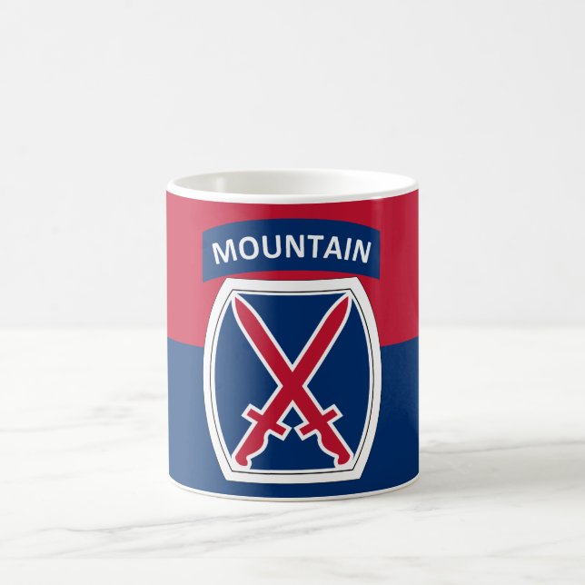 10:e bergsdivisionen kaffemugg (Center)