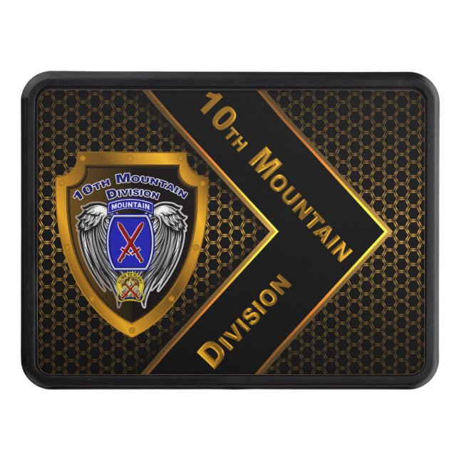 10:e bergsdivisionen "Klipp till Glory" Dragkroksskydd (Framsidan)