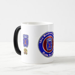 10:e bergsdivisionen "Klipp till Glory" Magisk Mugg