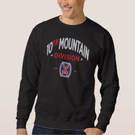10:e bergsdivisionen "Mountainer" Lång Ärmad Tröja