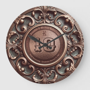 10:e Bröllop-årsdagen av kopparklockan Stor Klocka