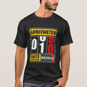 10:e Bröllop-årsdagen S för Par Make Wif T Shirt