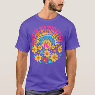 10:e födelsedag 10: Jag är födelsedagsflickans des T Shirt