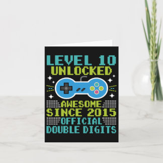 10:e födelsedag 10 olåst Fantastisk sedan Kort