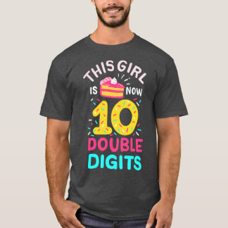 10:e födelsedag 10 Tio år gammal T Shirt