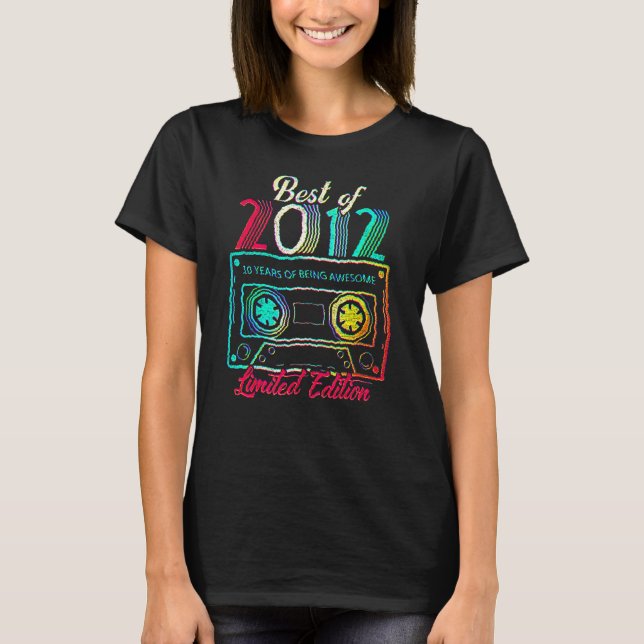 10:e födelsedag 2012 10 år som Fantastisk T Shirt (Framsida)