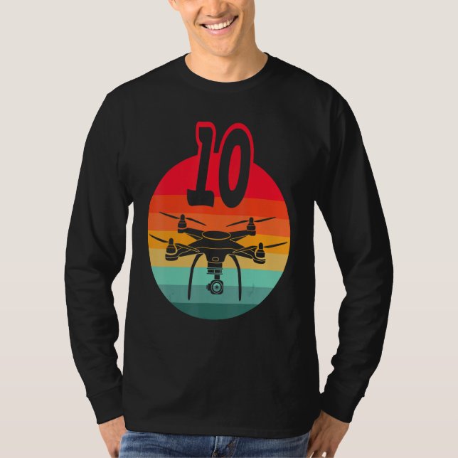 10:e födelsedag: Återställ fjärrkontroll med C T Shirt (Framsida)