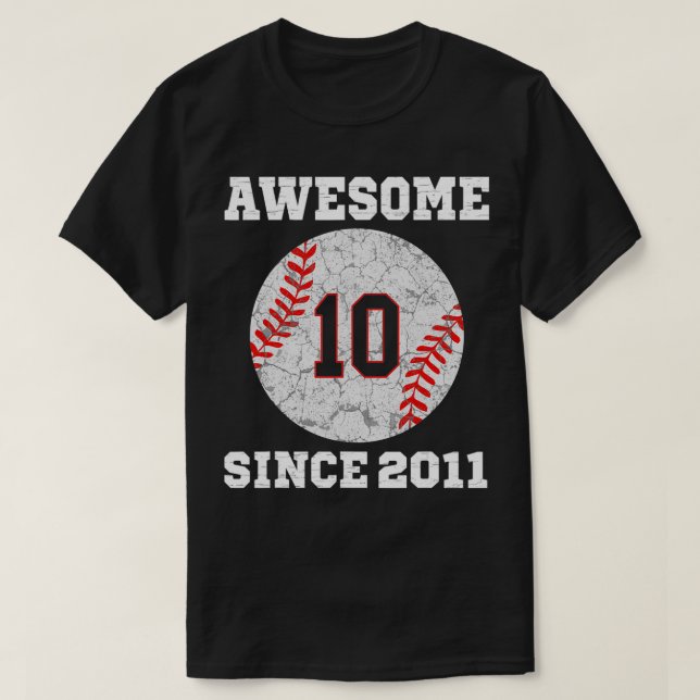10:e födelsedag Baskgåva från Älskare 10 år gammal T Shirt (Design framsida)