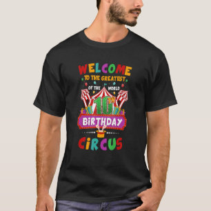 10:e födelsedag Circus Underbarare födelsedag Kids T Shirt
