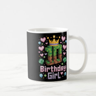 10:e födelsedag Flickr Shirt Gaming Pixel Party 10 Kaffemugg