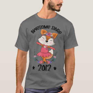 10:e födelsedag för Älskare tio år gammal för Älsk T Shirt