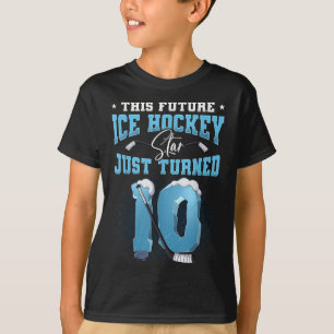 10:e födelsedag Ice Hockey T Shirt