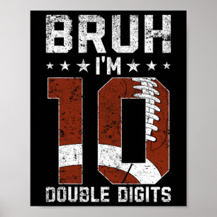 10:e födelsedag: "Jag är Dubbla 10 Y Poster