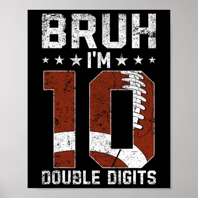 10:e födelsedag: "Jag är Dubbla 10 Y Poster (Framsidan)