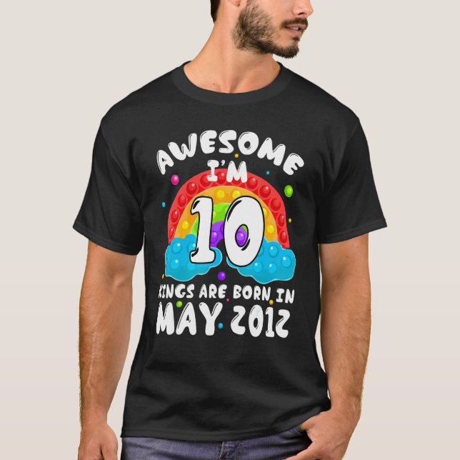 10:e födelsedagen 10 år gammal Fantastisk sedan ma T Shirt (Framsida)