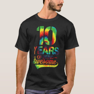 10: e födelsedagen 10 år gammal tideé 10 år Bei T Shirt