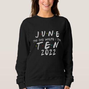 10:e födelsedagen den där jag blev 10:2022 t shirt