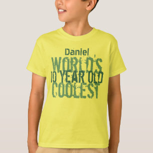 10:e födelsedagen Gift World's Coolest 10 Year Ol T Shirt
