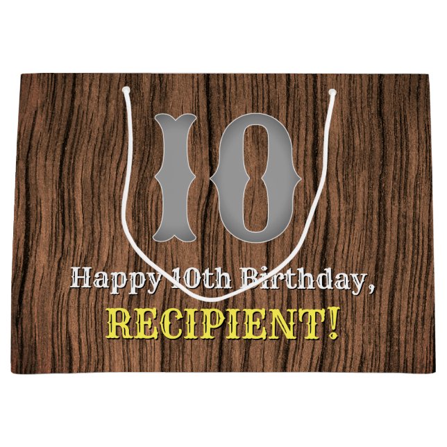 10:e födelsedagen: Land Western Inspired Titta, Na (Framsidan)