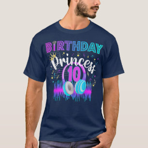 10:e födelsedagen Rockstar Theme Music Party Karao T Shirt