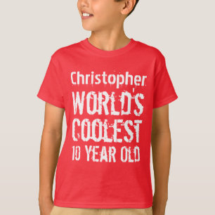 10:e födelsedagen - världens äldsta 10-åriga RED 3 T-shirt