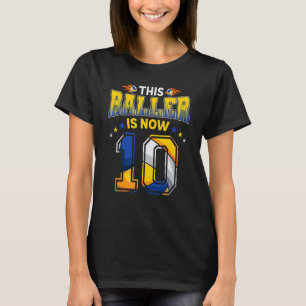 10:e födelsedagen Volleyball Boy 10-årig Volleybal T Shirt